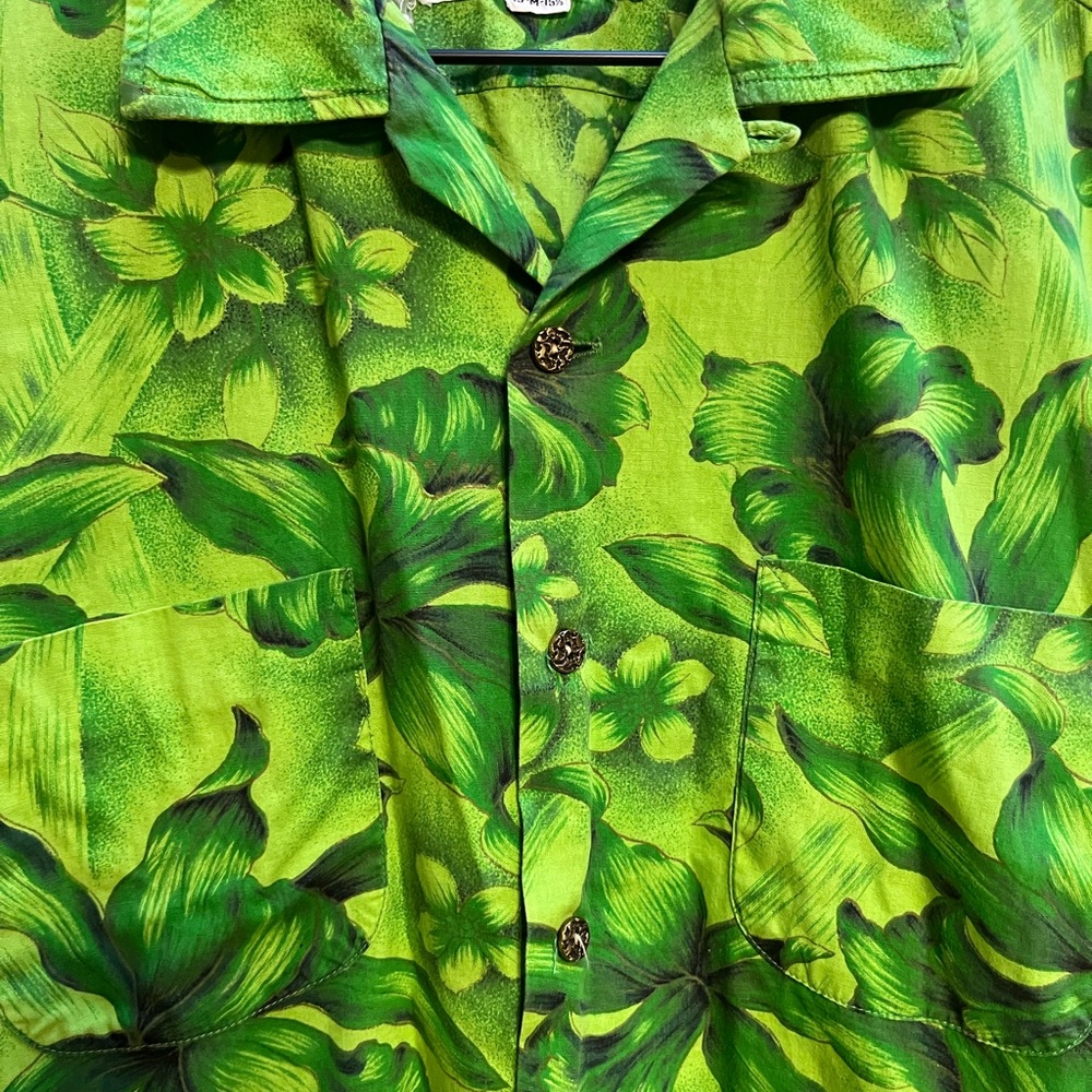 Vintage Dukes of Hawaii metallic 1960’s Hawaiian shirt - Picture 8 of 12